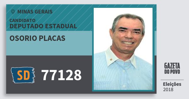 Santinho Osorio Placas 77128 (SOLIDARIEDADE) Deputado Estadual | Minas Gerais | Eleições 2018 Santinho Osorio Placas 77128 (SOLIDARIEDADE) Deputado Estadual | Minas Gerais | Eleições 2018
