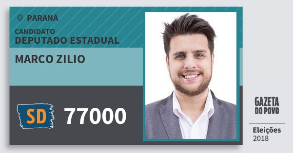 Santinho Marco Zilio 77000 (SOLIDARIEDADE) Deputado Estadual | Paraná | Eleições 2018 Santinho Marco Zilio 77000 (SOLIDARIEDADE) Deputado Estadual | Paraná | Eleições 2018