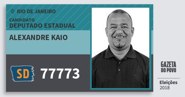 Santinho Alexandre Kaio 77773 (SOLIDARIEDADE) Deputado Estadual | Rio de Janeiro | Eleições 2018 Santinho Alexandre Kaio 77773 (SOLIDARIEDADE) Deputado Estadual | Rio de Janeiro | Eleições 2018
