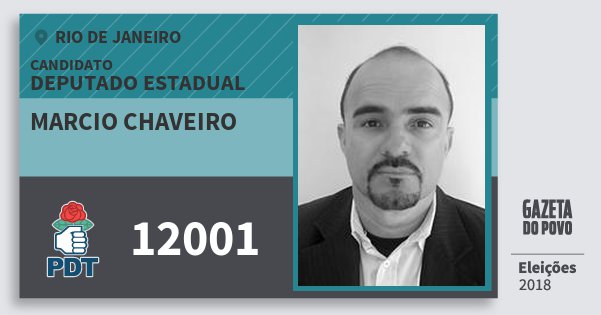 Santinho Marcio Chaveiro 12001 (PDT) Deputado Estadual | Rio de Janeiro | Eleições 2018 Santinho Marcio Chaveiro 12001 (PDT) Deputado Estadual | Rio de Janeiro | Eleições 2018
