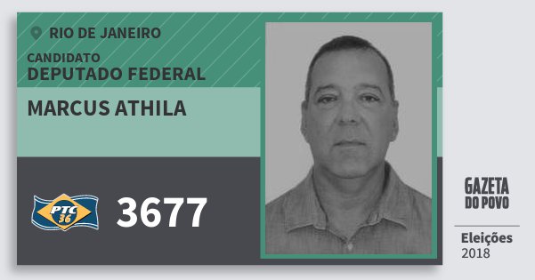 Santinho Marcus Athila 3677 (PTC) Deputado Federal | Rio de Janeiro | Eleições 2018 Santinho Marcus Athila 3677 (PTC) Deputado Federal | Rio de Janeiro | Eleições 2018