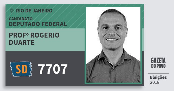 Santinho Profº Rogerio Duarte 7707 (SOLIDARIEDADE) Deputado Federal | Rio de Janeiro | Eleições 2018 Santinho Profº Rogerio Duarte 7707 (SOLIDARIEDADE) Deputado Federal | Rio de Janeiro | Eleições 2018